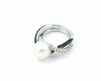 Anillo Mikimoto Mujer in Oro blanco Diamante ACB21250PN - ACB21250PN